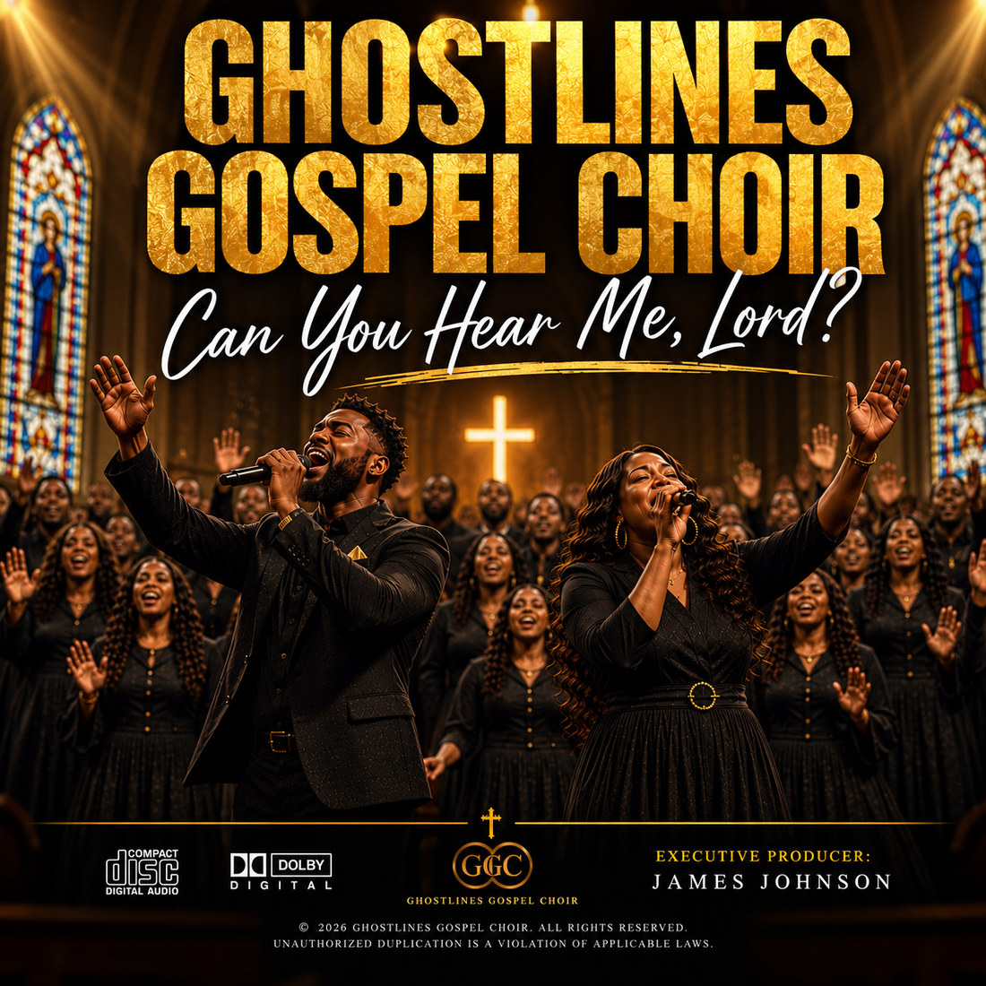 Ghostlines Gospel Choir cover art, Can You Hear Me, Lord?